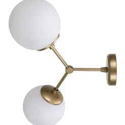 Seinävalaisin Linento Lighting Damar 2-osainen kulta