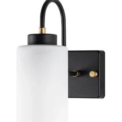 Seinävalaisin Linento Lighting Duzsuz 13141, 24cm, musta/valkoinen