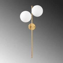 Seinävalaisin Linento Lighting Fazli 2-osainen kulta