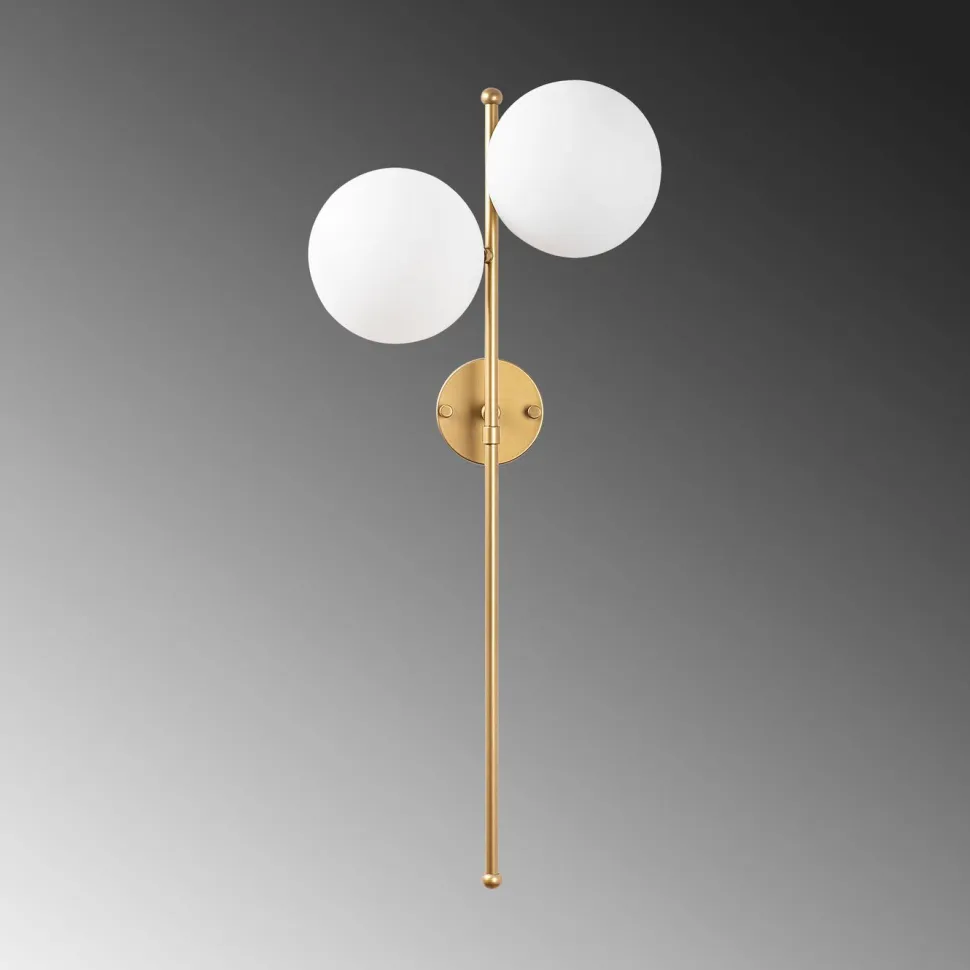 Seinävalaisin Linento Lighting Fazli 2-osainen kulta