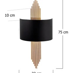 Seinävalaisin Linento Lighting Fresno eri värejä