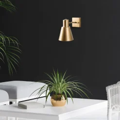 Seinävalaisin Linento Lighting Funnel, 1-osainen, Ø14cm, E27, kulta