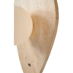 Seinävalaisin Linento Lighting Halle beige/valkoinen