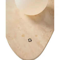 Seinävalaisin Linento Lighting Halle beige/valkoinen