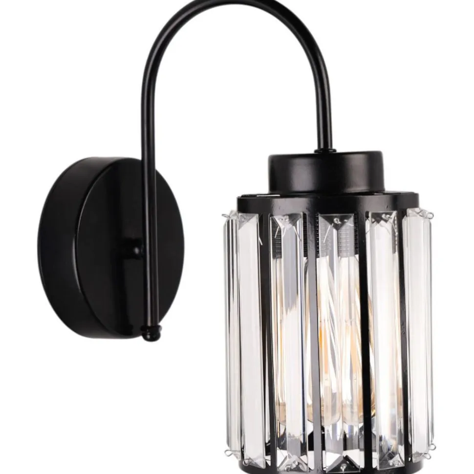 Seinävalaisin Linento Lighting Hugo musta