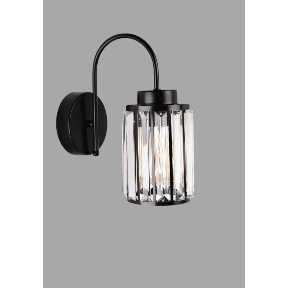 Seinävalaisin Linento Lighting Hugo musta
