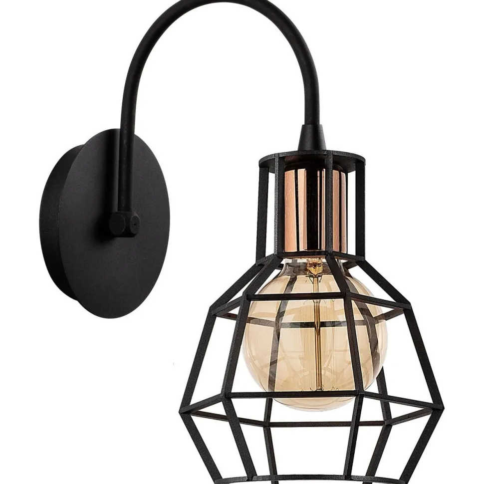 Seinävalaisin Linento Lighting Kapadokya, Ø17cm, E27, musta