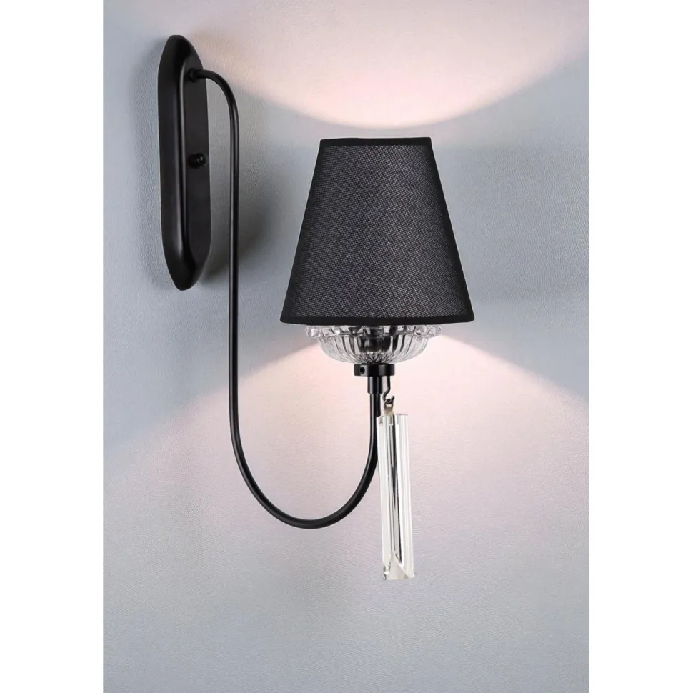 Seinävalaisin Linento Lighting Kontes musta