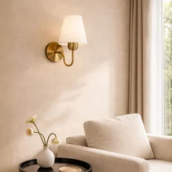 Seinävalaisin Linento Lighting 242434 kulta/luonnonvalkoinen