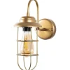 Seinävalaisin Linento Lighting Mahoni 13206, 32cm, kulta