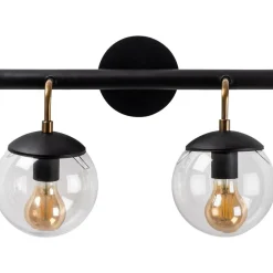 Seinävalaisin Linento Lighting Merri 2-osainen musta