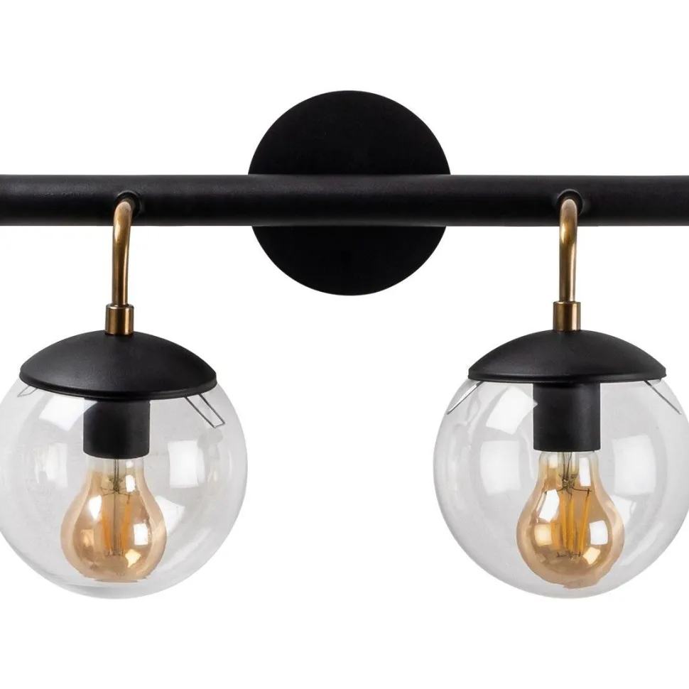 Seinävalaisin Linento Lighting Merri 2-osainen musta