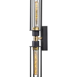 Seinävalaisin Linento Lighting Minot 2-osainen musta/kulta
