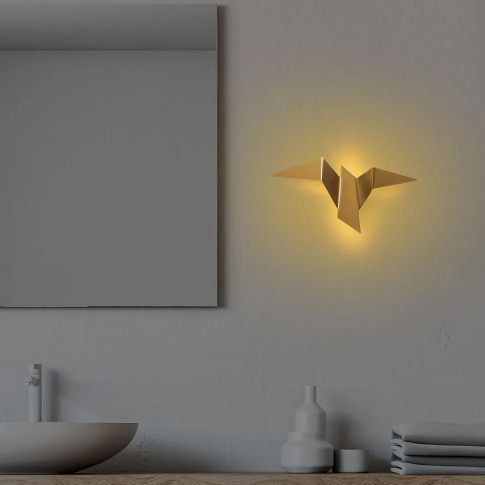 Seinävalaisin Linento Lighting Pacali 13503 M, 31x16x12cm, 3000K, kulta