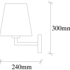 Seinävalaisin Linento Lighting Profil eri värejä
