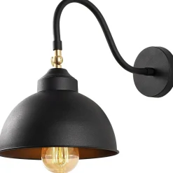 Seinävalaisin Linento Lighting Saglam 3742. 28cm, musta