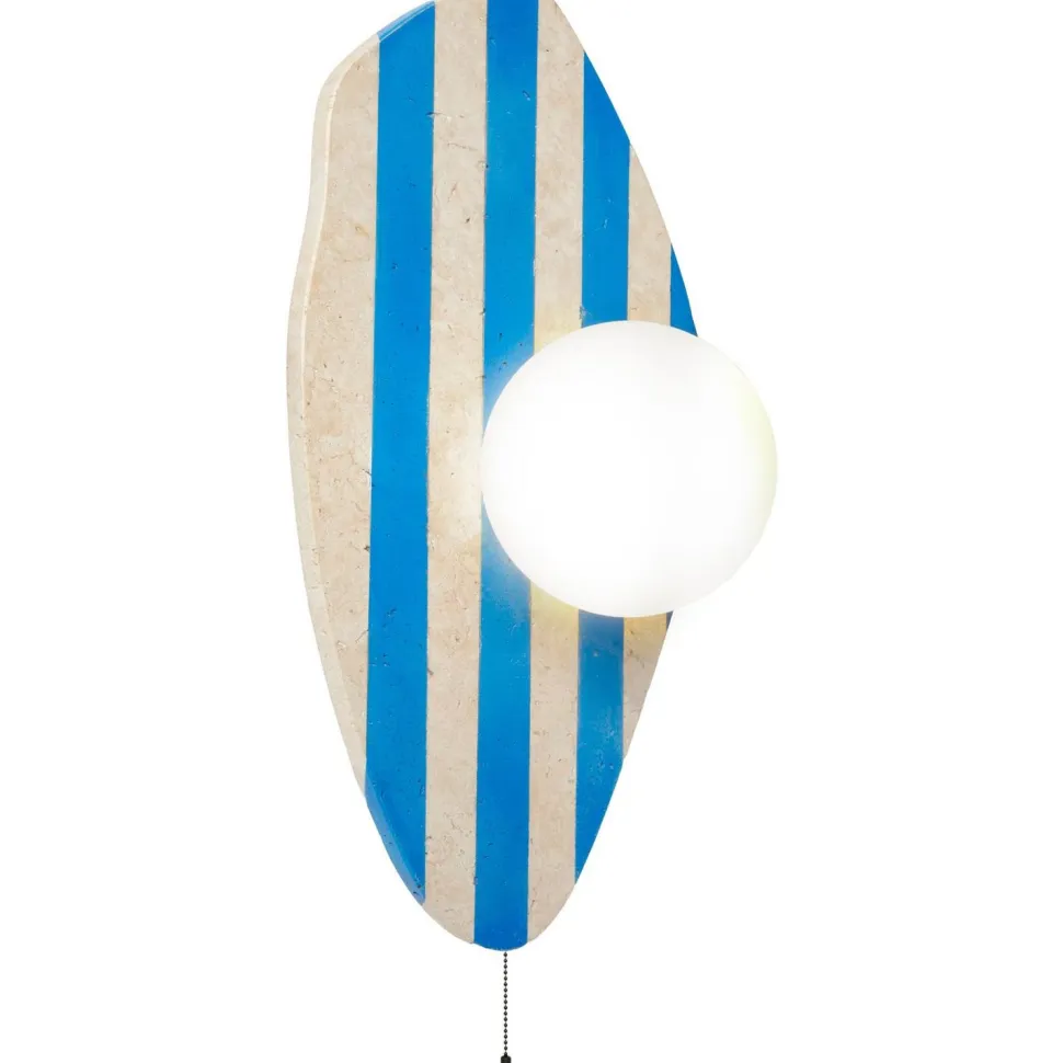 Seinävalaisin Linento Lighting Side beige/valkoinen/sininen