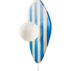 Seinävalaisin Linento Lighting Side beige/valkoinen/sininen