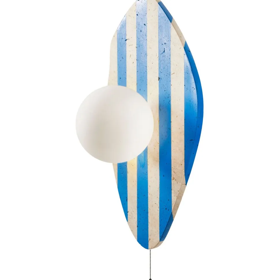 Seinävalaisin Linento Lighting Side beige/valkoinen/sininen
