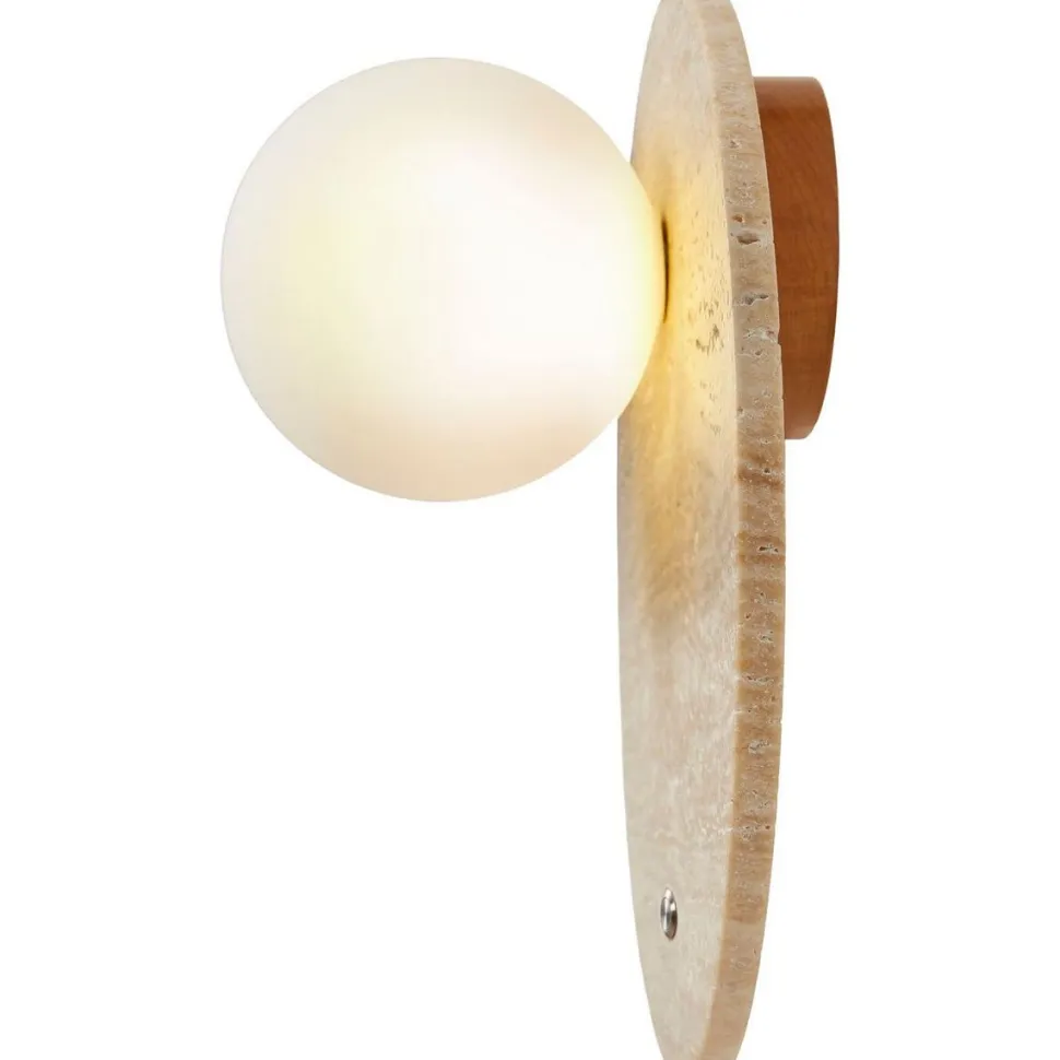 Seinävalaisin Linento Lighting Tor- Look-D beige/valkoinen