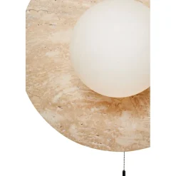 Seinävalaisin Linento Lighting Tor-Nun-B beige/valkoinen