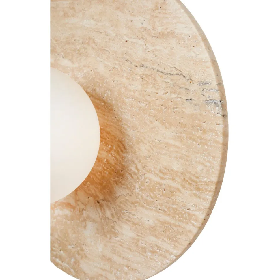 Seinävalaisin Linento Lighting Tor-Nun beige/valkoinen