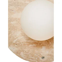 Seinävalaisin Linento Lighting Tor-Nun-D beige/valkoinen