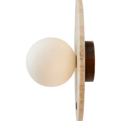 Seinävalaisin Linento Lighting Tor-Nun-D beige/valkoinen