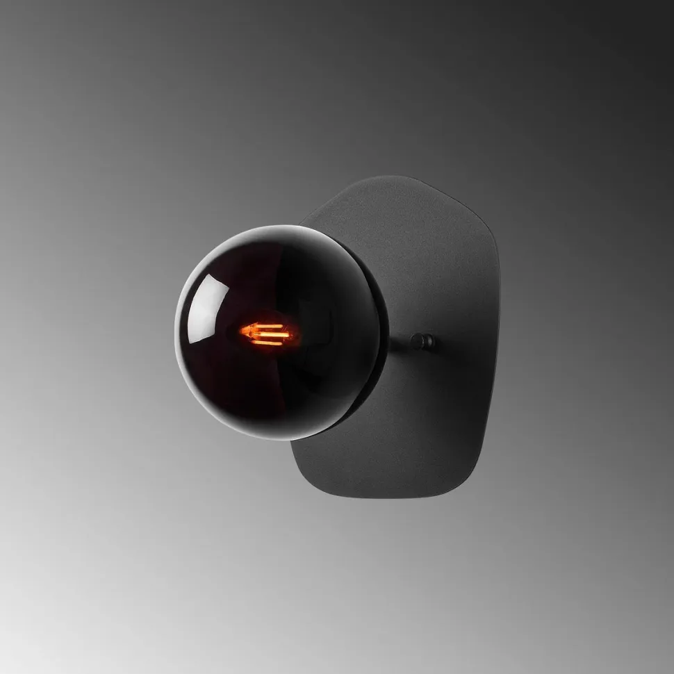 Seinävalaisin Linento Lighting Well 11675, Ø15cm, musta