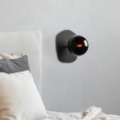 Seinävalaisin Linento Lighting Well 11675, Ø15cm, musta