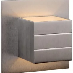 Seinävalaisin Lucide Bok 1 40W 230V IP20 mattakromi