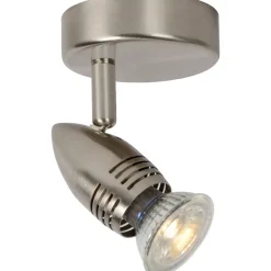 Seinävalaisin Lucide Caro LED Ø9 cm GU10 1x5W satiinikromi