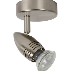 Seinävalaisin Lucide Caro LED Ø9 cm GU10 1x5W satiinikromi