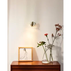 Seinävalaisin Lucide Caro LED Ø9 cm GU10 1x5W satiinikromi