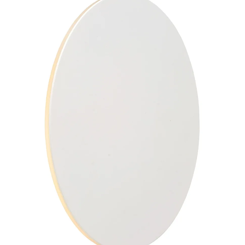 Seinävalaisin Lucide Eklyps LED Ø25 cm 1x8W valkoinen