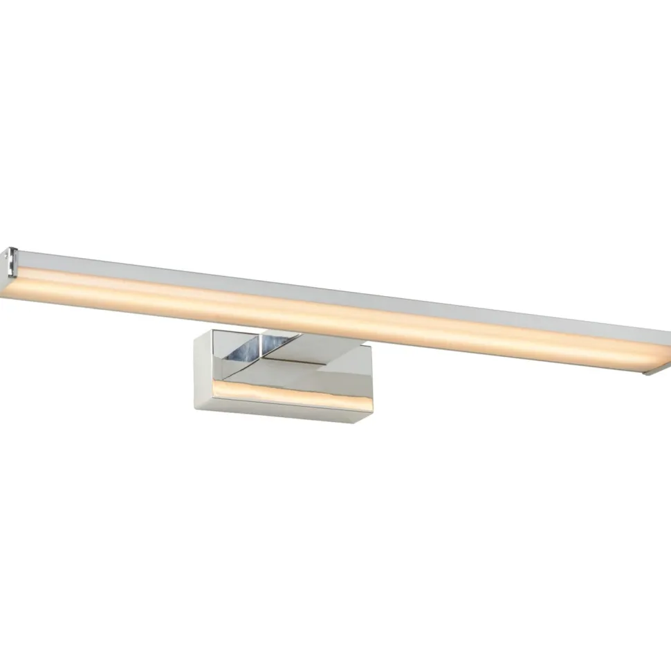 Seinävalaisin Lucide Onno LED 1x8W IP44 satiinikromi
