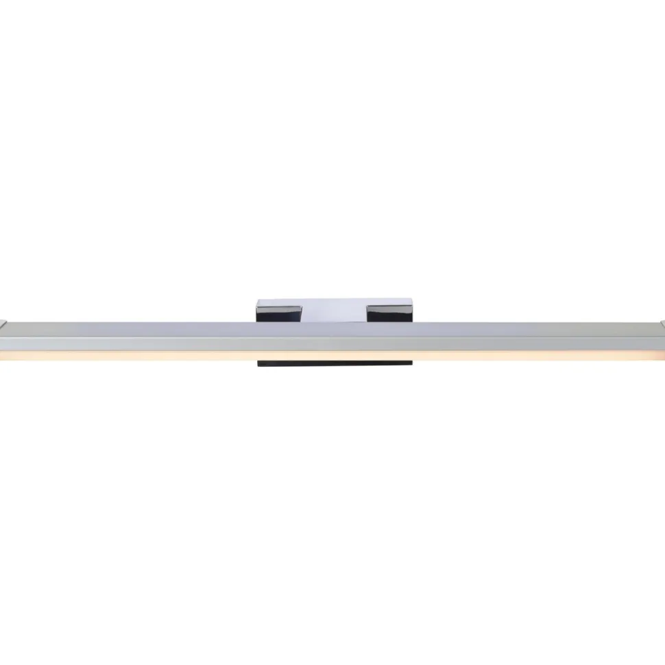 Seinävalaisin Lucide Onno LED 1x8W IP44 satiinikromi