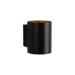 Seinävalaisin Lucide Xera Ø80mm 42W musta