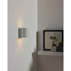 Seinävalaisin Lucide Xera Ø80mm 42W valkoinen