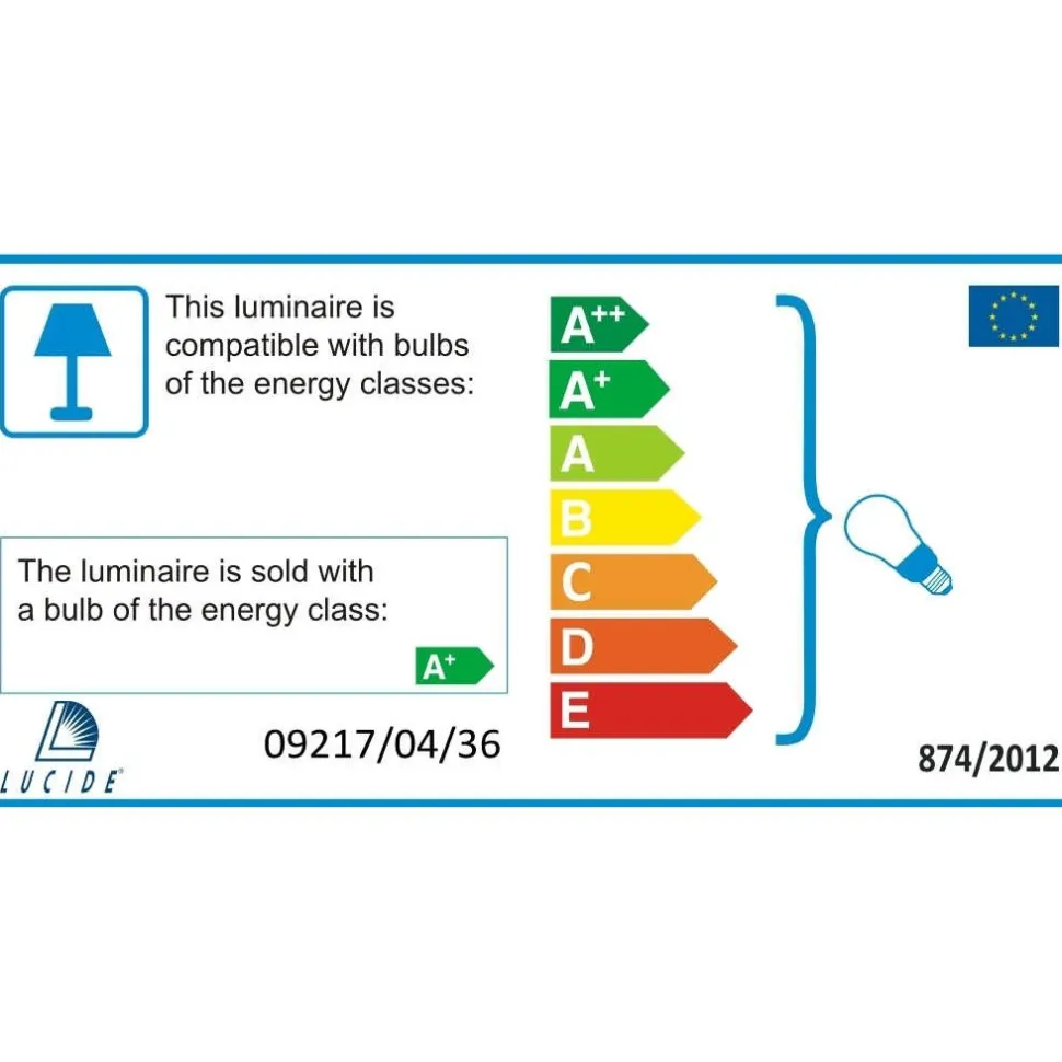 Seinävalaisin Lucide Xio LED neliö 1x4W harmaa