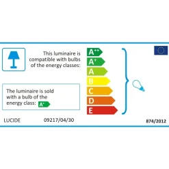 Seinävalaisin Lucide Xio LED neliö 1x4W musta