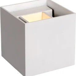 Seinävalaisin Lucide Xio LED neliö 1x4W valkoinen