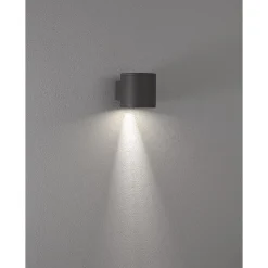 Seinävalaisin Malmbergs Eksta II Wall, G9, tummanharmaa