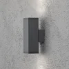 Seinävalaisin Monza 7907-370 65x100x200 mm ylös/alas antrasiitti