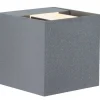 Seinävalaisin Paulmann Cybo LED IP65 80x80mm harmaa