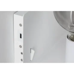 Seinävalaisin Paulmann Devara, USB C, E27, himmennettävä, mattamusta