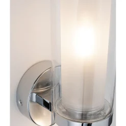 Seinävalaisin Paulmann Luena, IP44, E14, himmennettävä, kromi