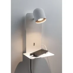Seinävalaisin Paulmann Malena, USB C, GU10, mattamusta