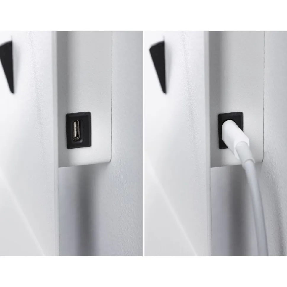 Seinävalaisin Paulmann Malena, USB C, GU10, mattamusta