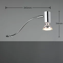 Seinävalaisin Trio Giada H2O GU10 eri värejä